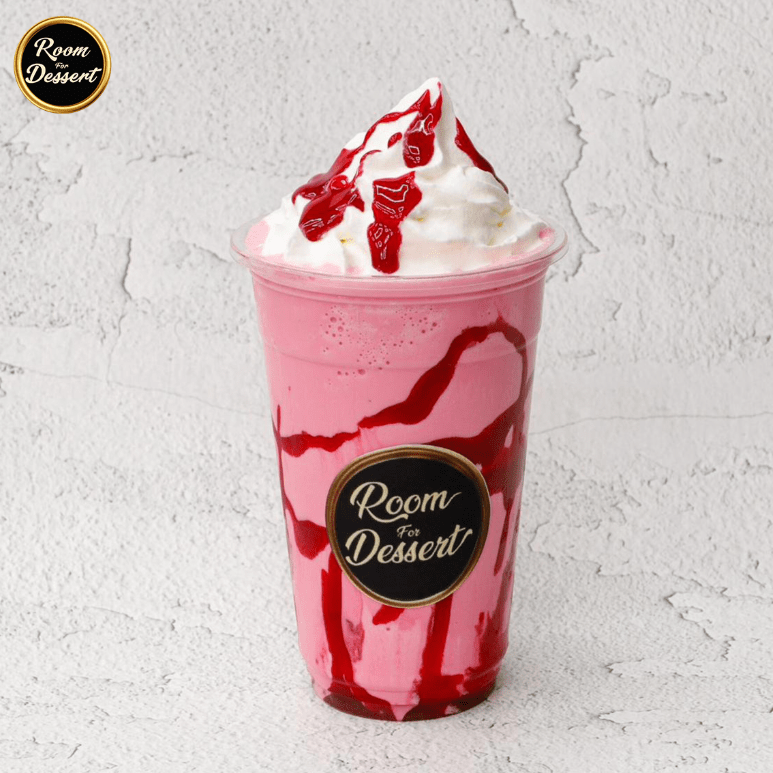 a refreshing milkshake served at room for dessert Glasgowes