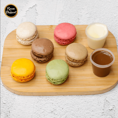 colourful macarons served at room for dessert Renfrew