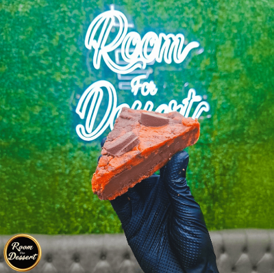 a creamy cheesecake served at room for dessert Toryglen