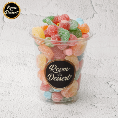 jelly sweets served at room for dessert Toryglen